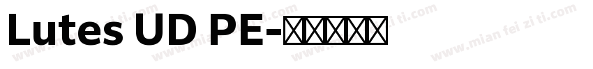 Lutes UD PE字体转换